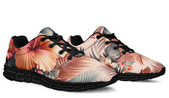 Open Floral Aactive Sneakers