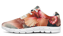 Open Floral Aactive Sneakers
