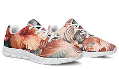 Open Floral Aactive Sneakers