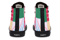 Stitchy Adire High Top