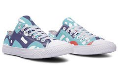 Blue Rings Low Top