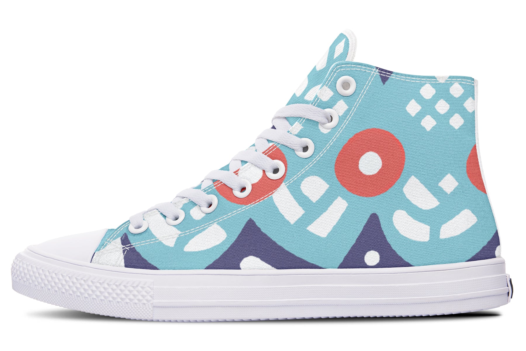 Blue Rings High Top