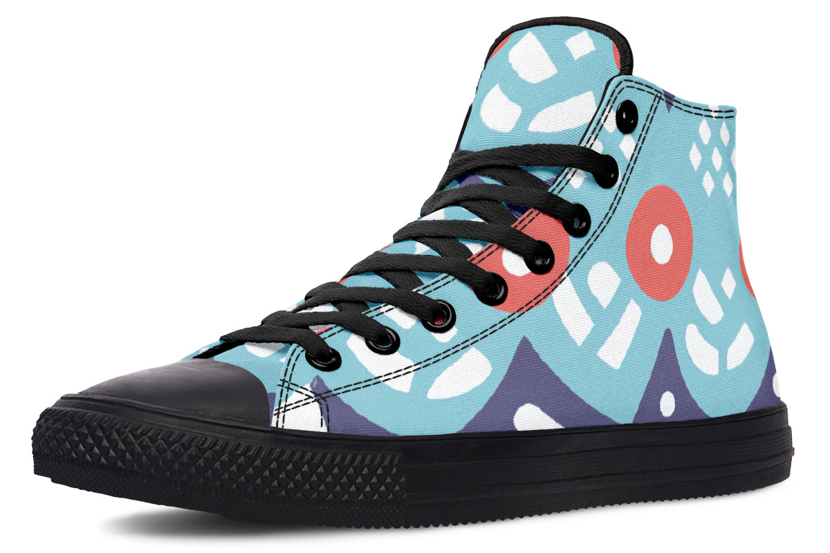 Blue Rings High Top