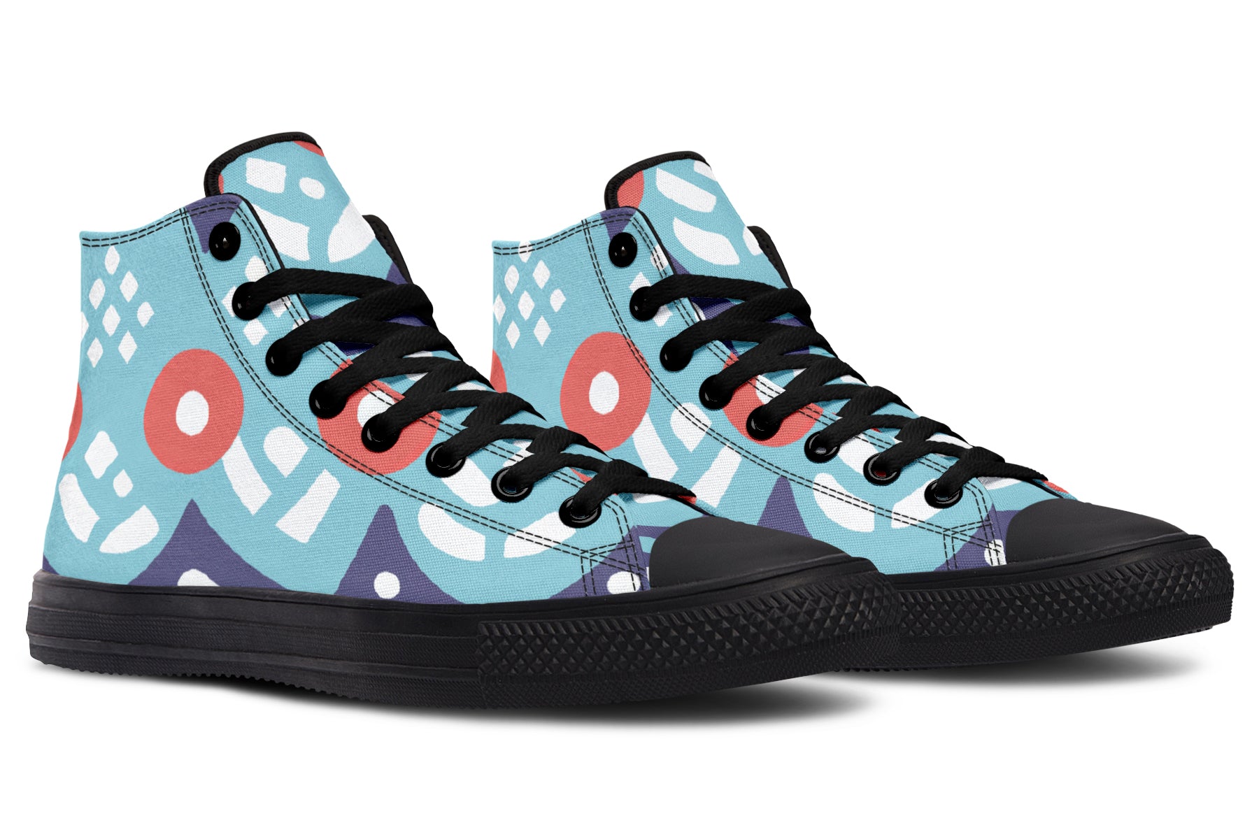 Blue Rings High Top