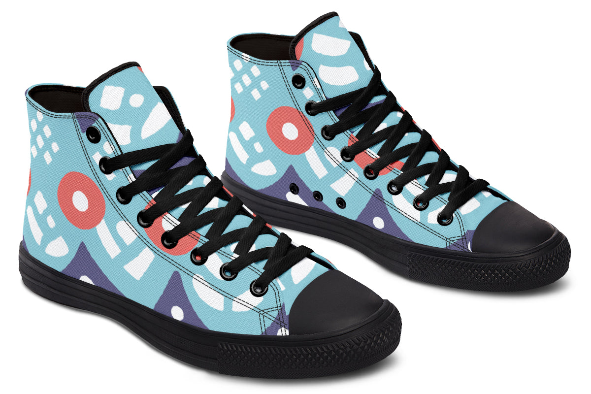 Blue Rings High Top