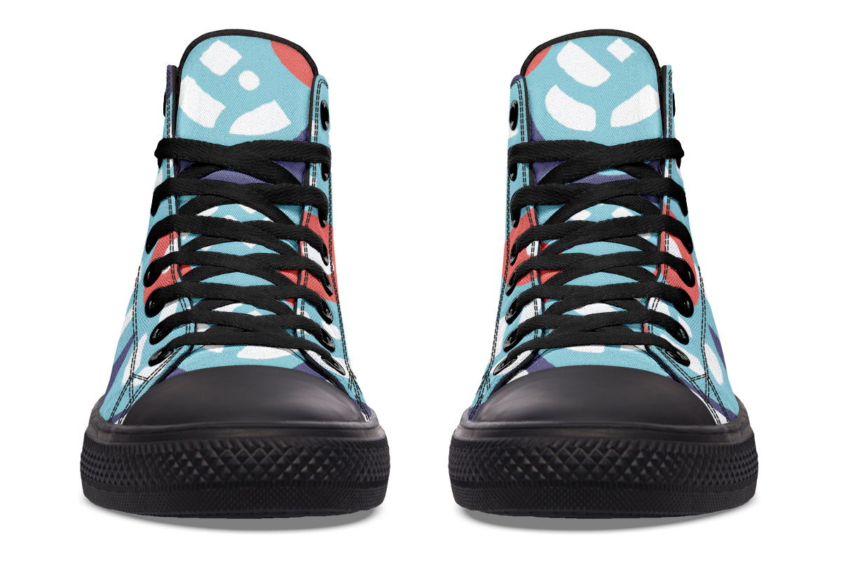 Blue Rings High Top