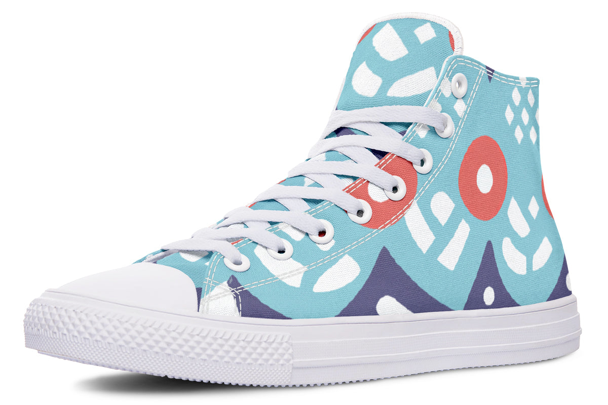 Blue Rings High Top