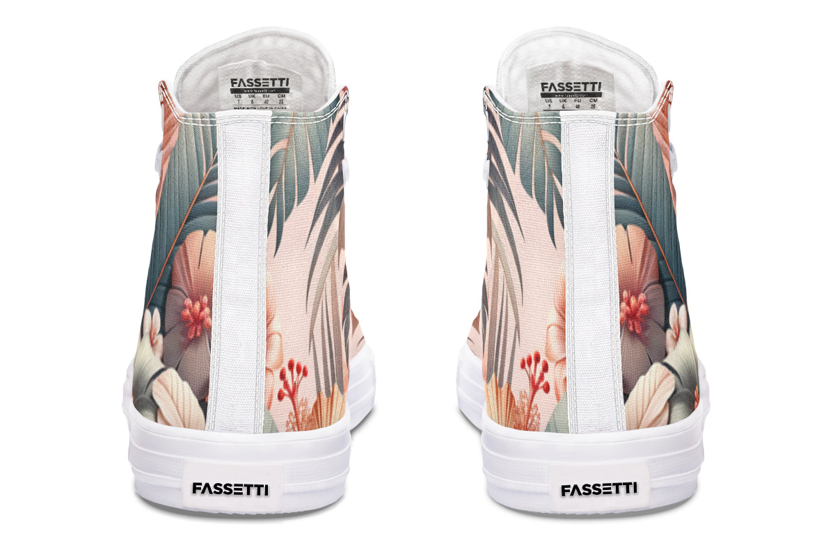 Open Floral High Top