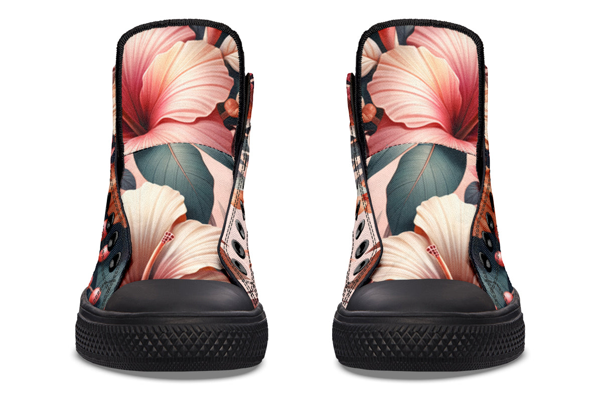 Open Floral High Top