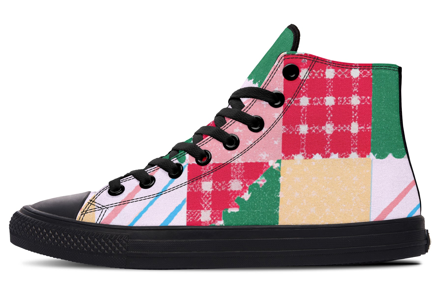 Stitchy Adire High Top