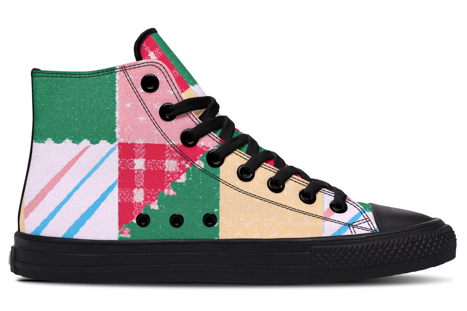 Stitchy Adire High Top