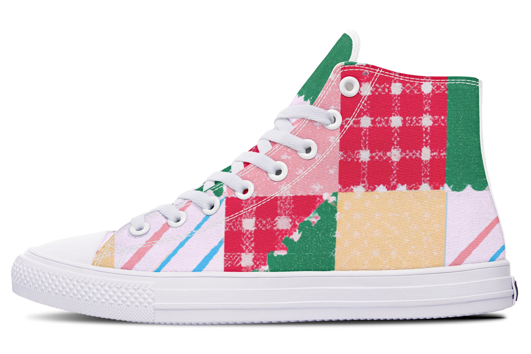 Stitchy Adire High Top