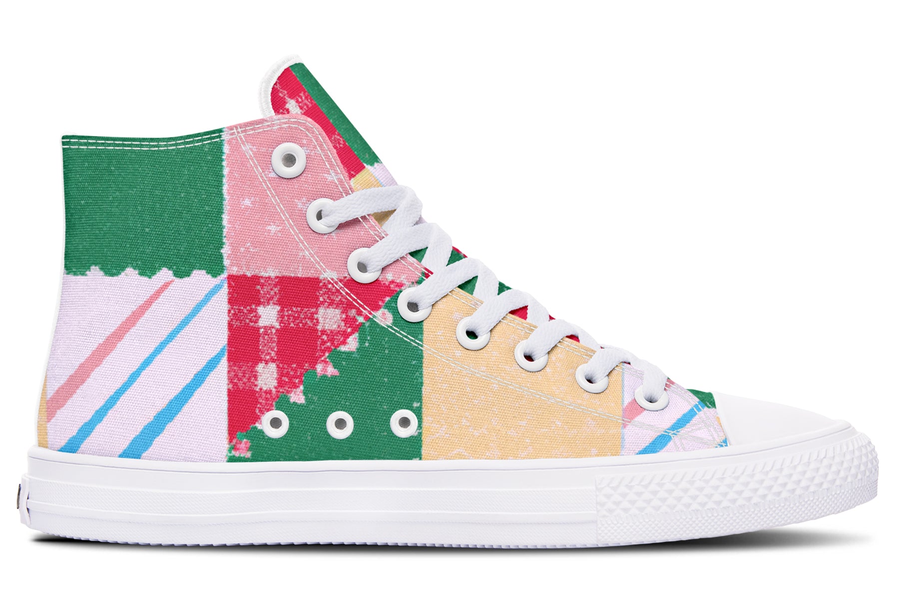 Stitchy Adire High Top