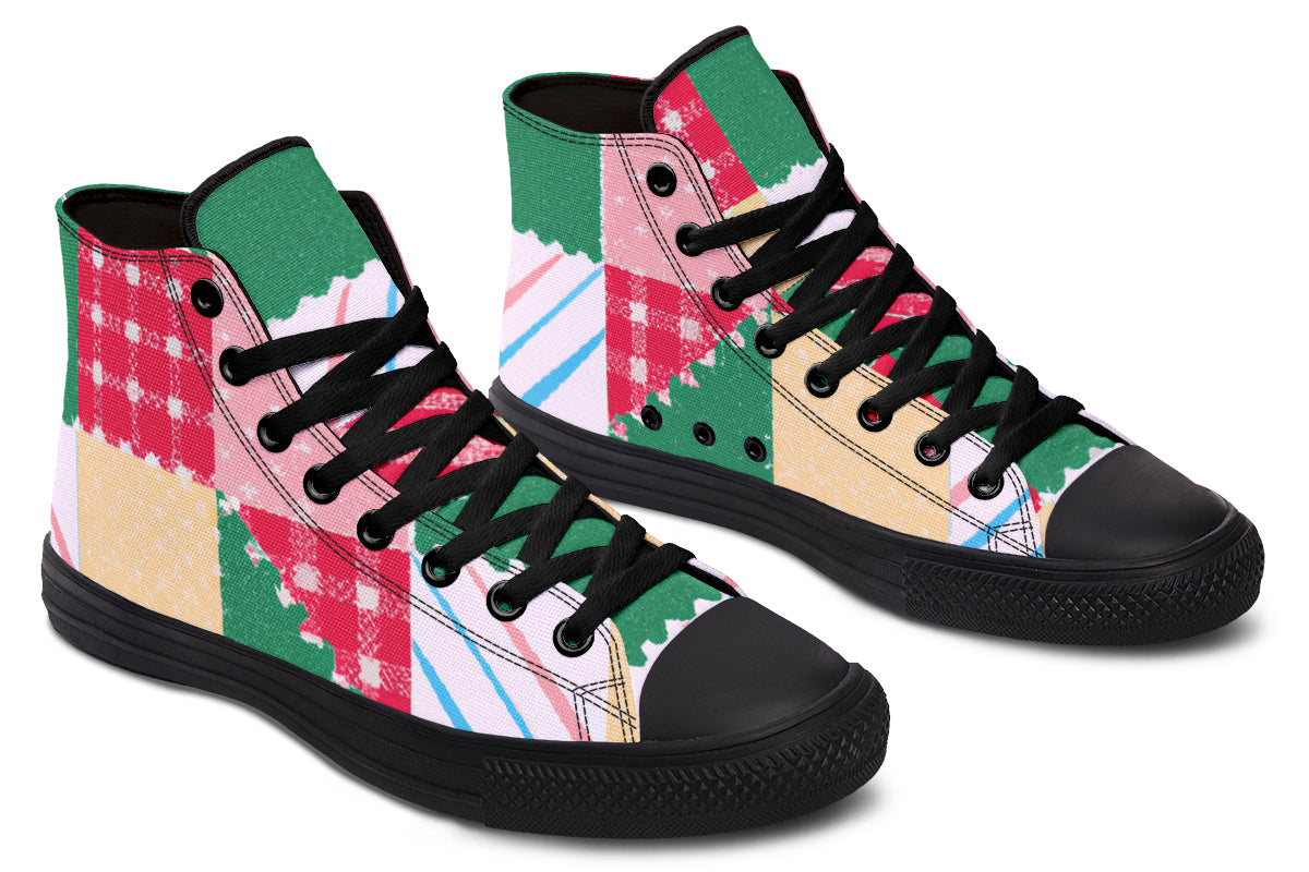 Stitchy Adire High Top