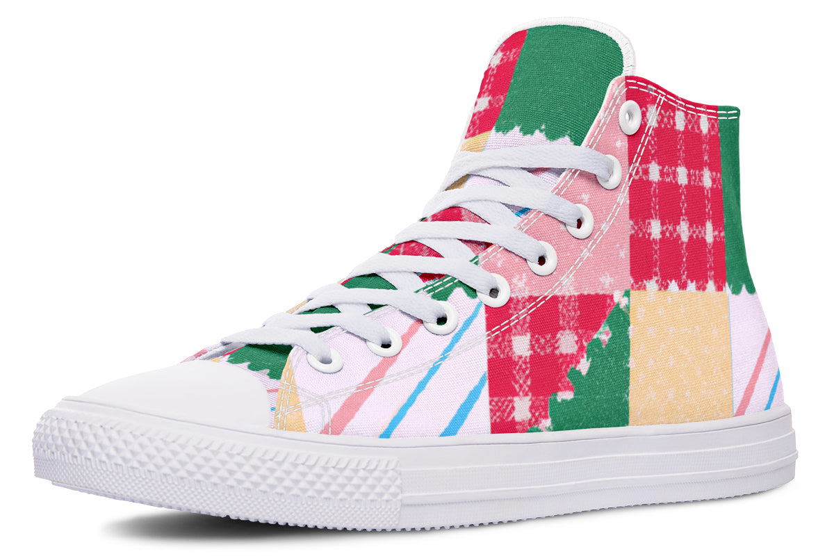 Stitchy Adire High Top