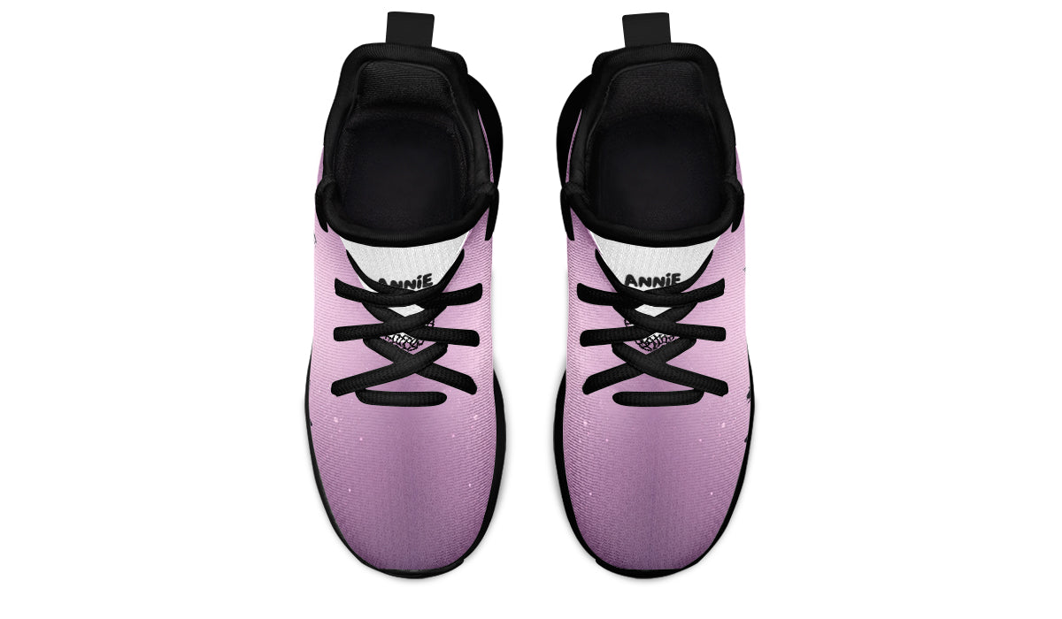 Annie Purple Rose Kids Sneakers