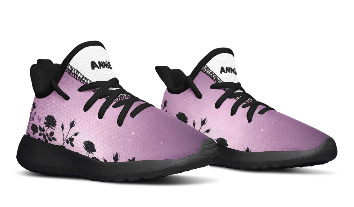 Annie Purple Rose Kids Sneakers