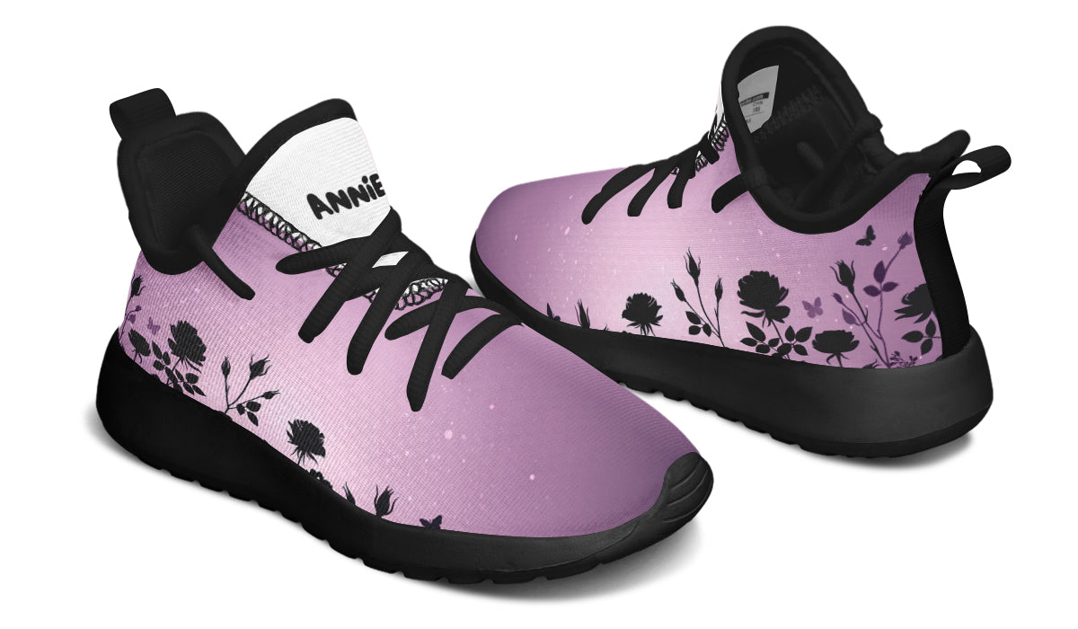 Annie Purple Rose Kids Sneakers