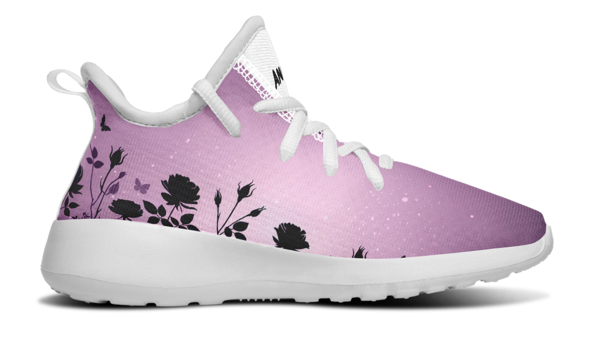 Annie Purple Rose Kids Sneakers