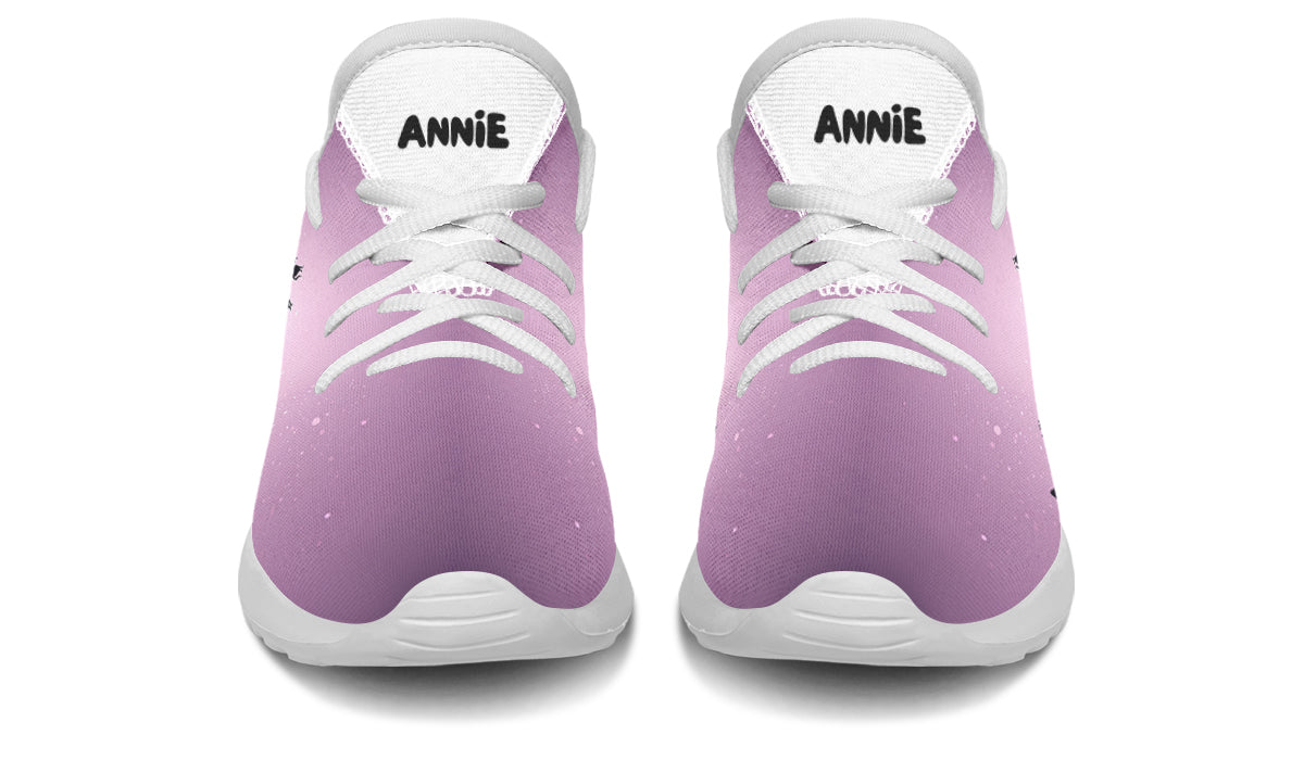 Annie Purple Rose Kids Sneakers