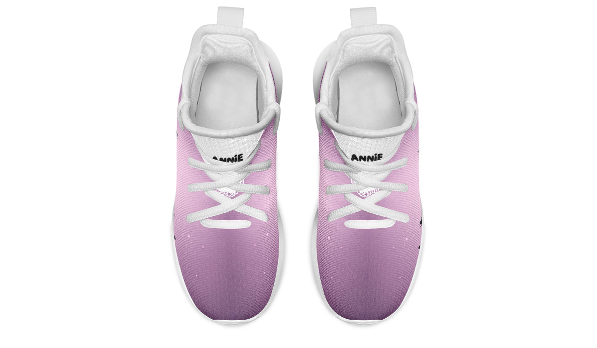 Annie Purple Rose Kids Sneakers