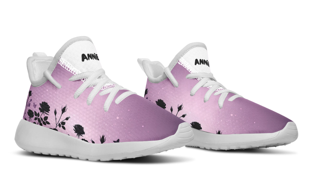 Annie Purple Rose Kids Sneakers