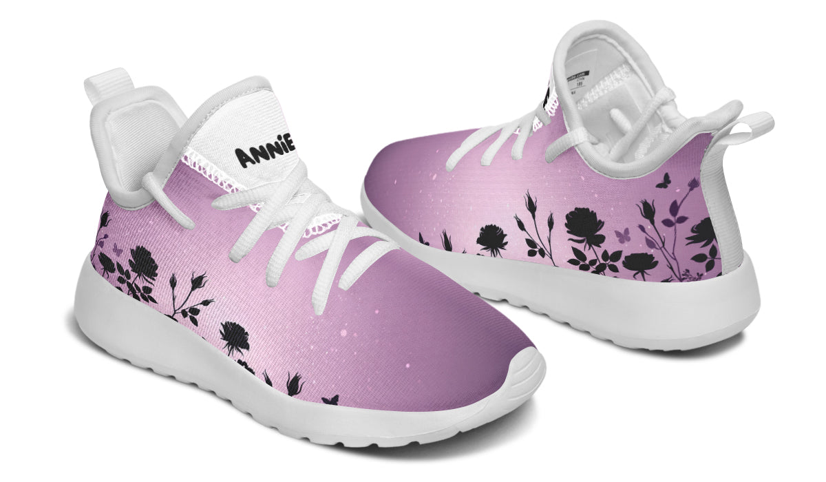 Annie Purple Rose Kids Sneakers