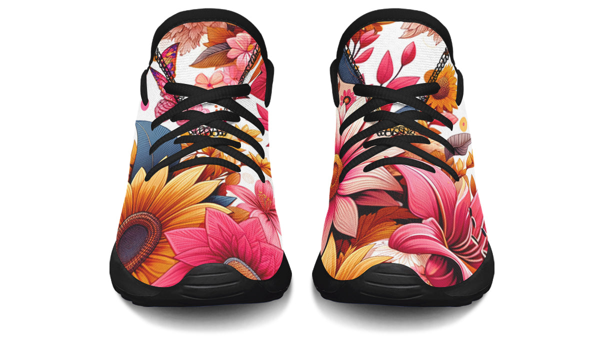 Tropical Lily Kids Sneakers