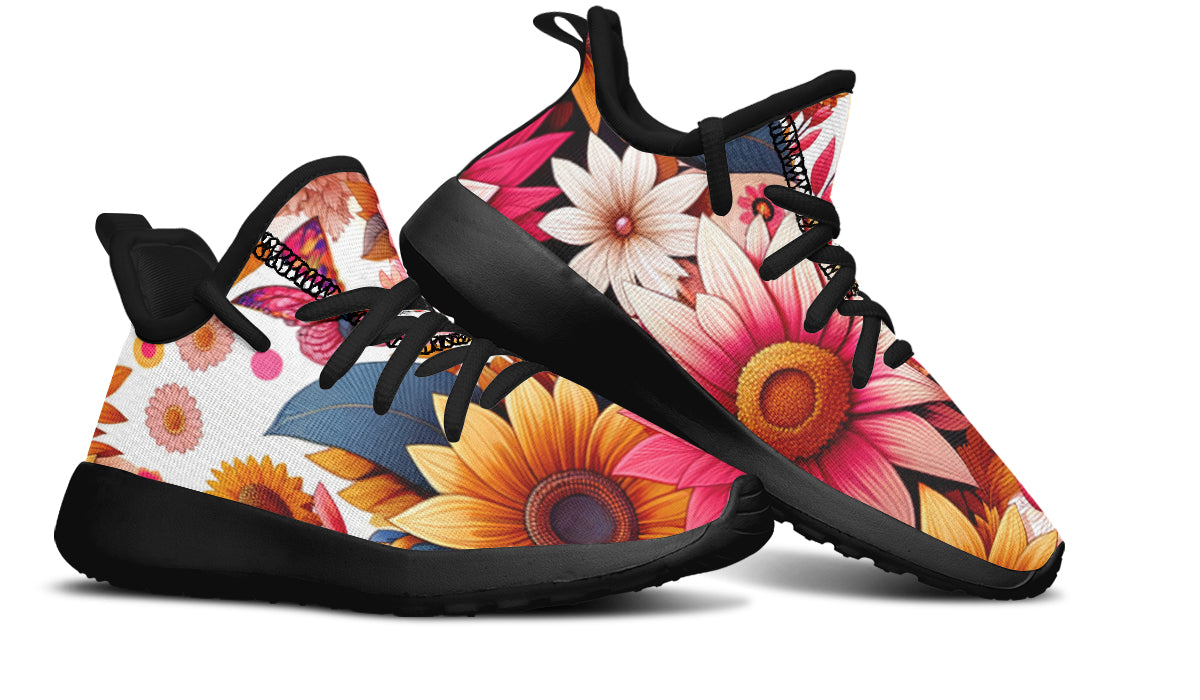 Tropical Lily Kids Sneakers