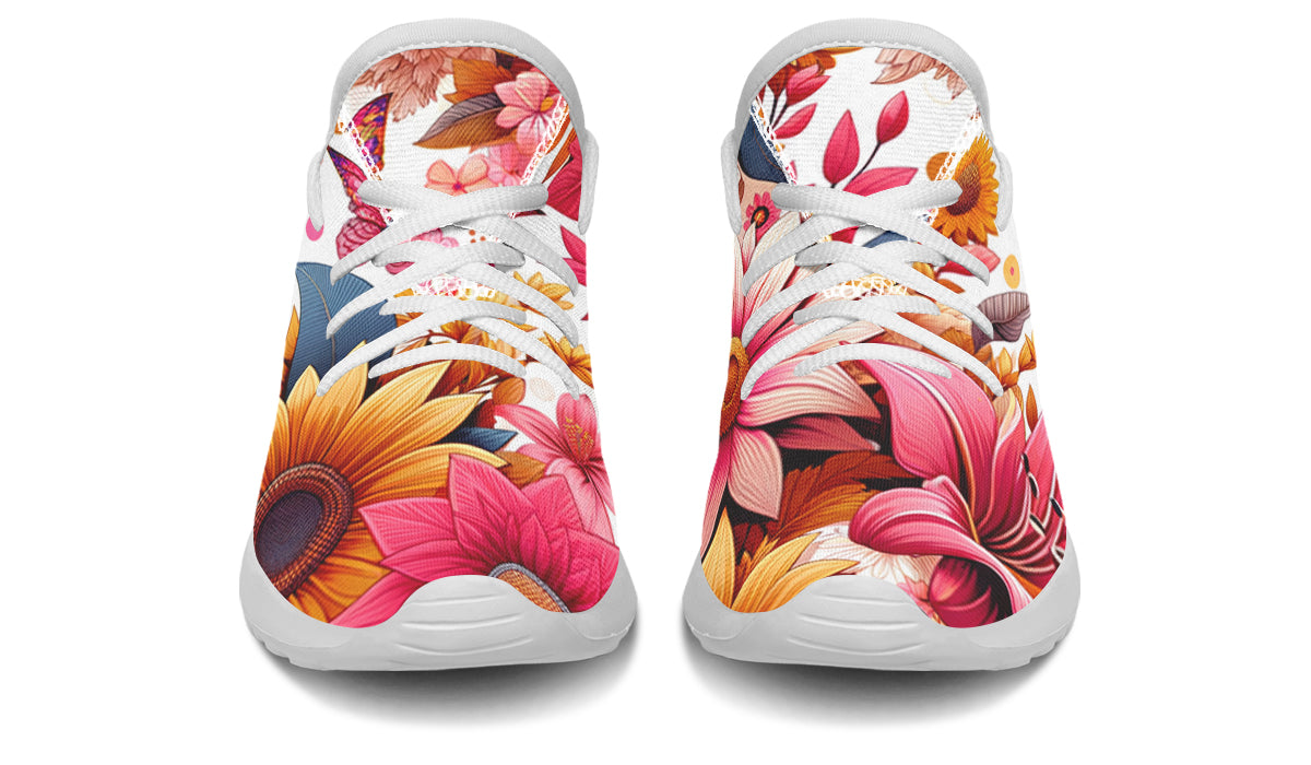 Tropical Lily Kids Sneakers