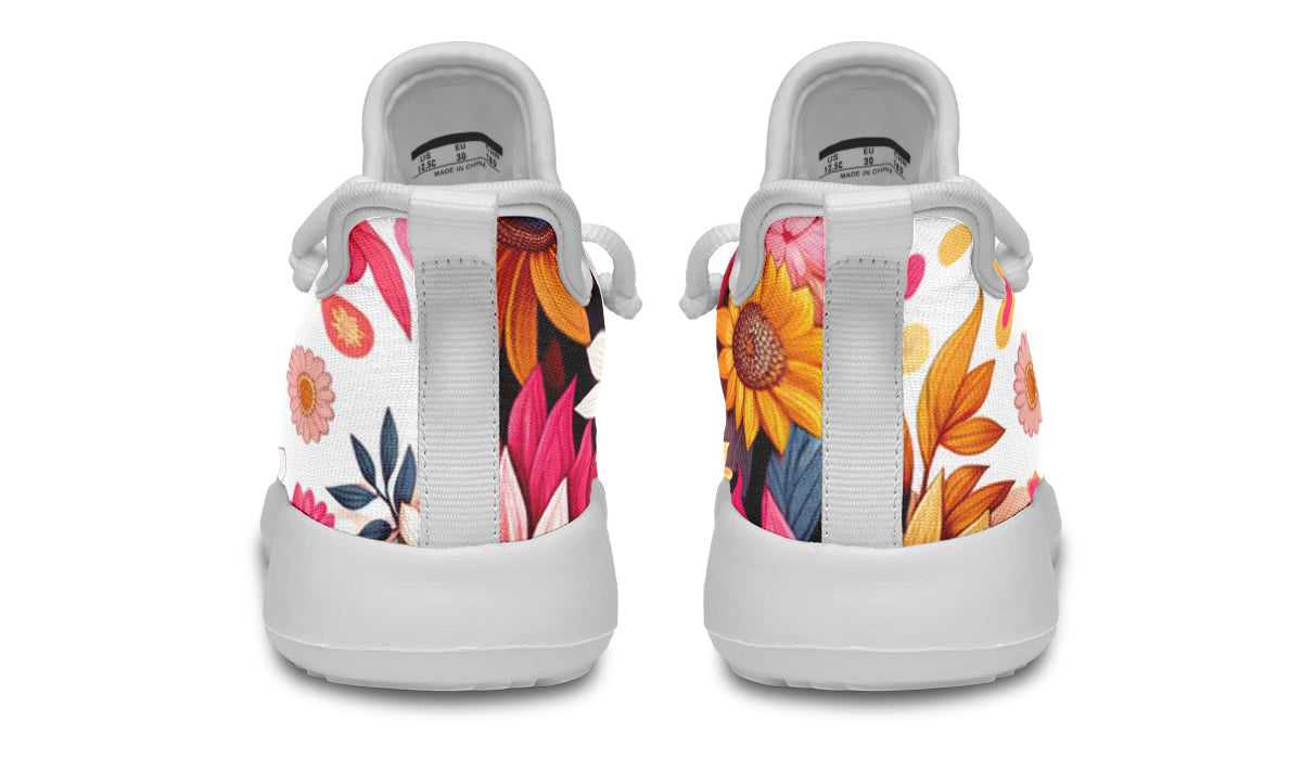 Tropical Lily Kids Sneakers