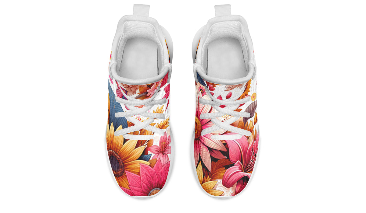 Tropical Lily Kids Sneakers