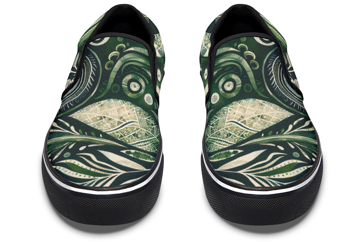 Green Forest Slip On