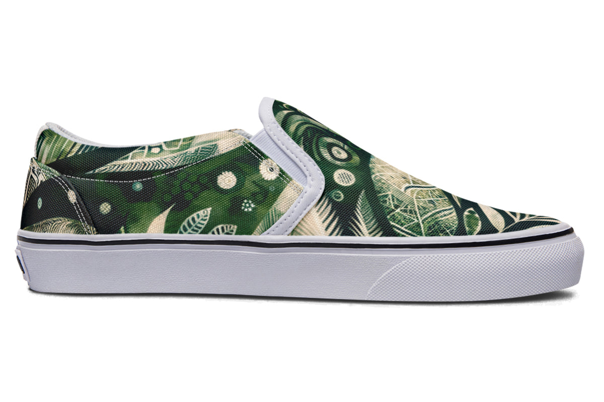 Green Forest Slip On