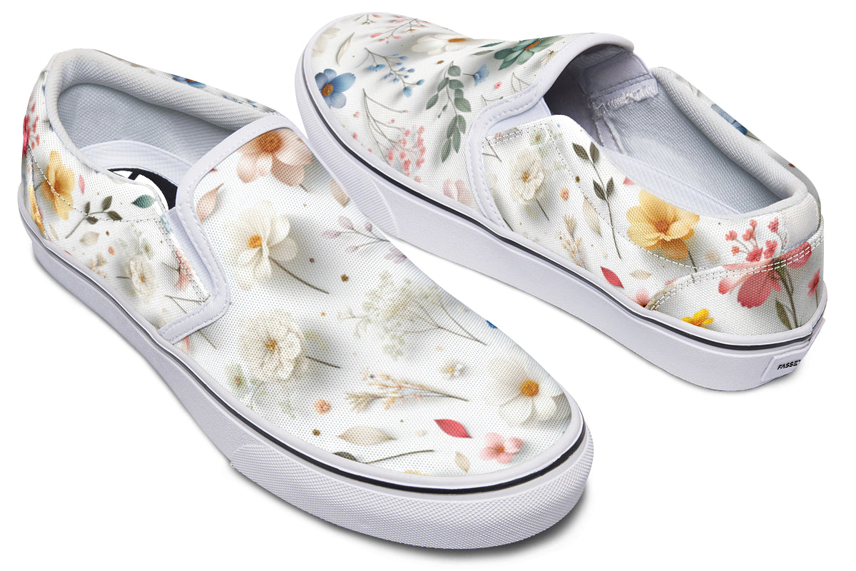 White Garden Slipon